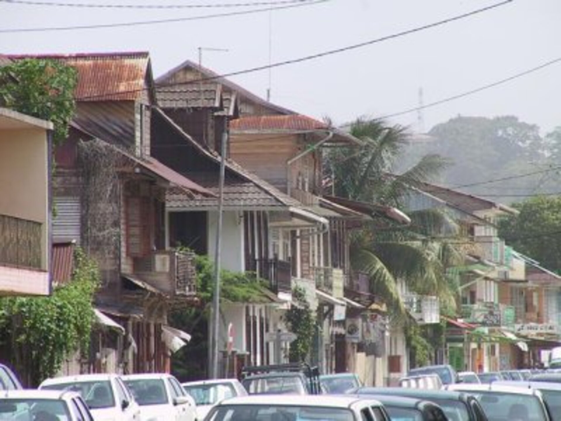 A street in Cayenne, French Guyana