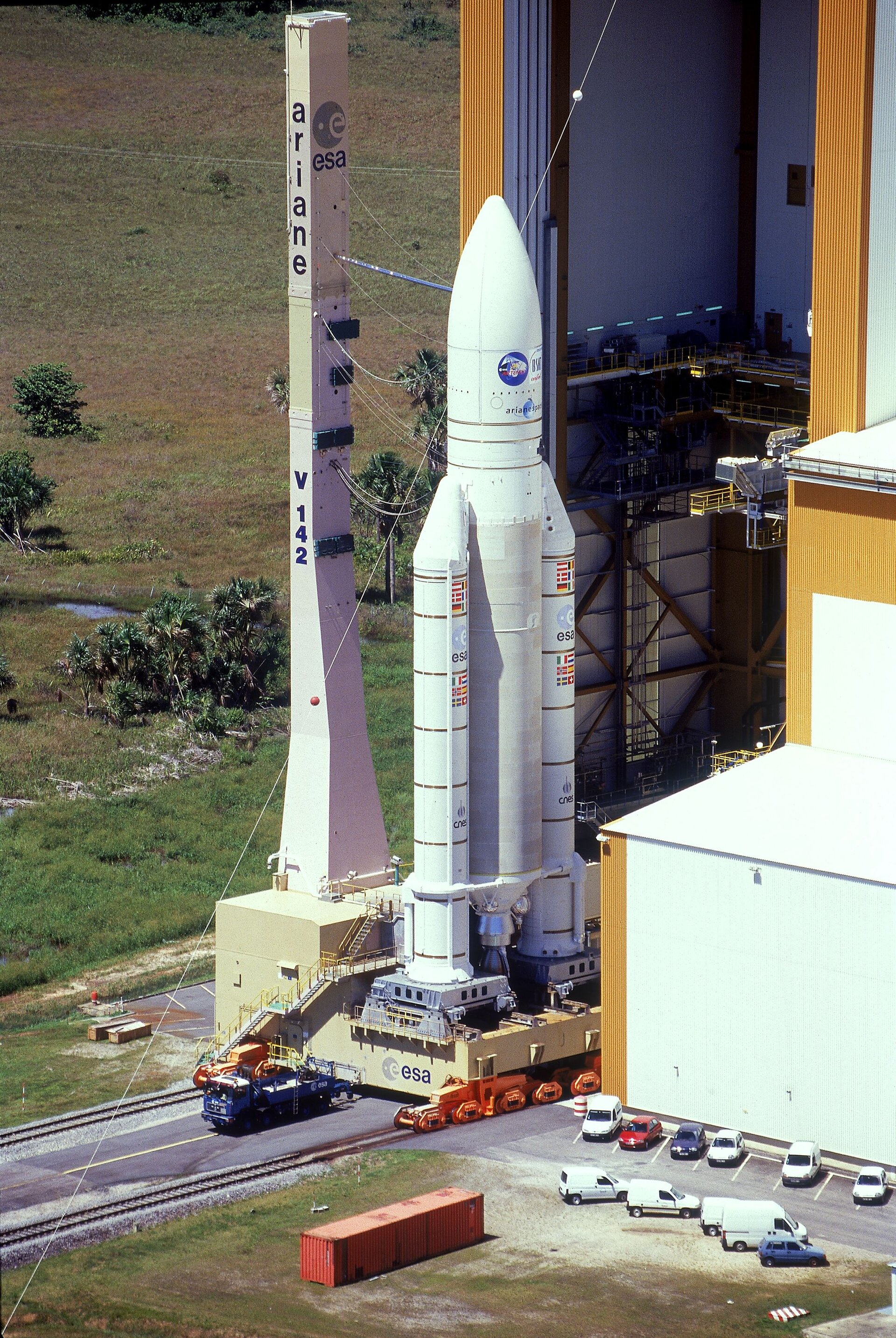 Ariane 510, V142's transfer