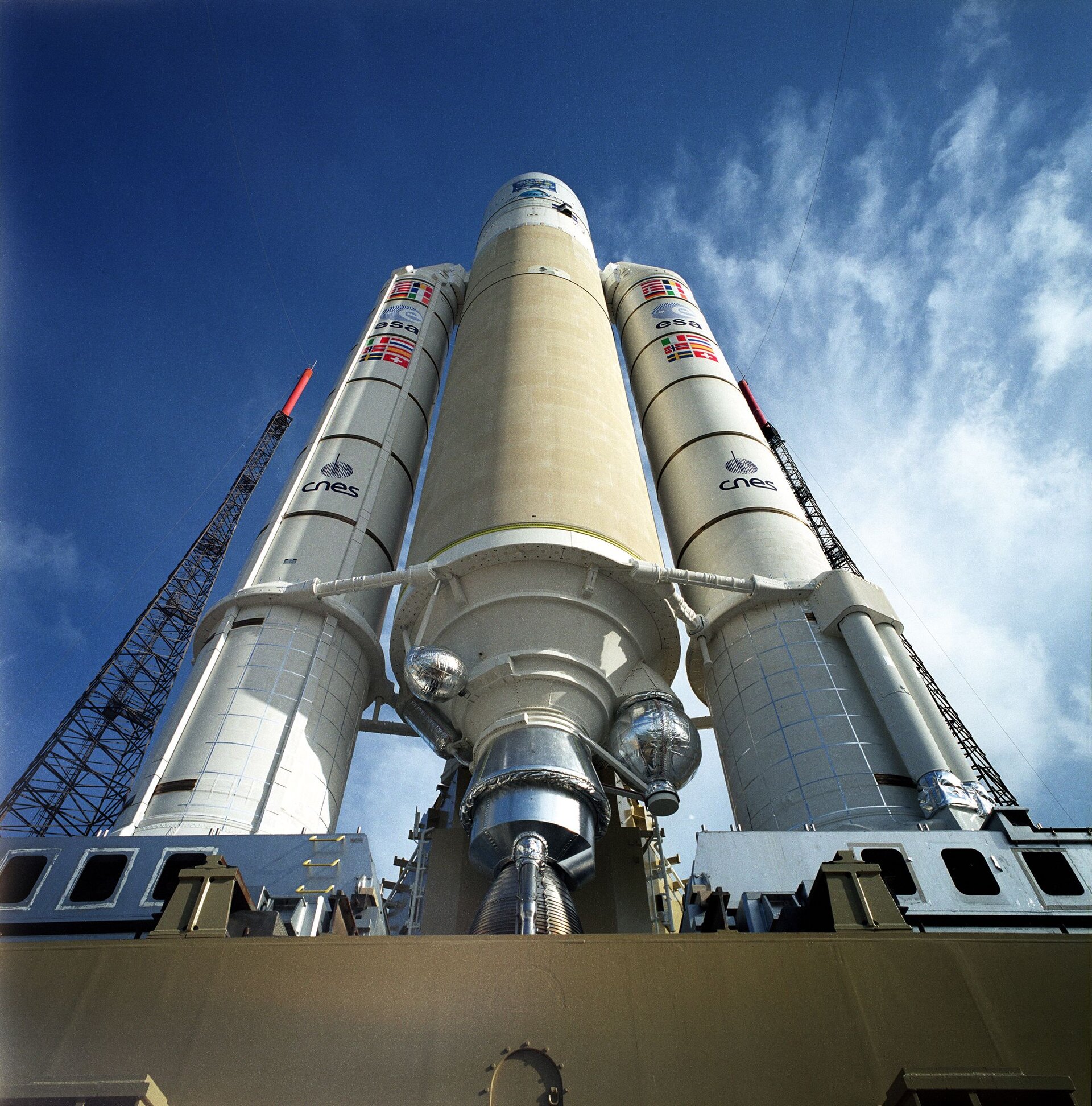 Ariane 5, V119 on the launch pad of the Launch Zone Number 3