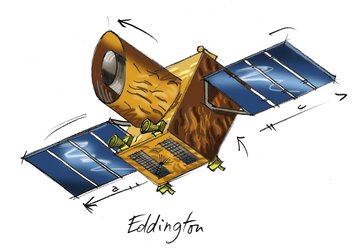 Eddington Exoplanet artist view