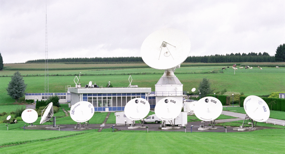 Het ESA-grondstation in Redu