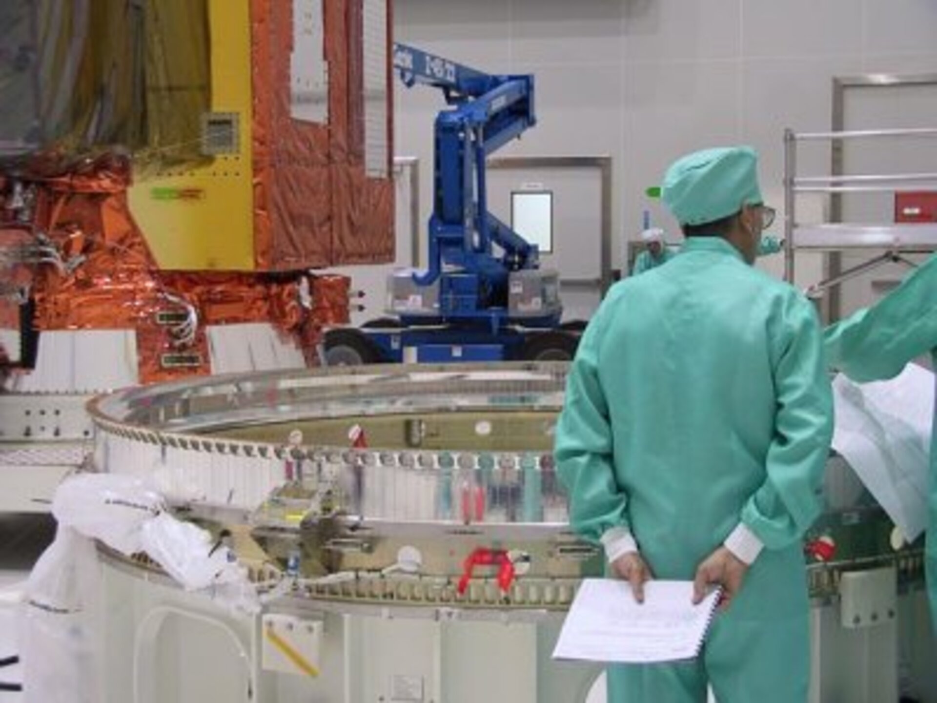 The payload adaptor in front of Envisat