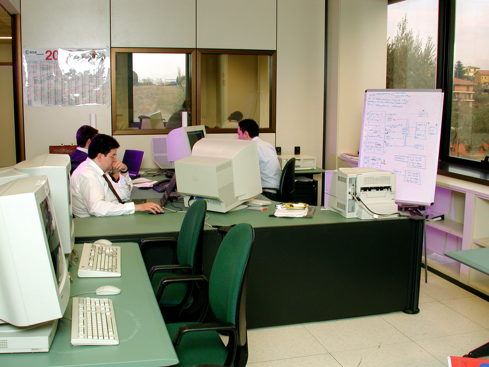 ESRIN Data Processing Room