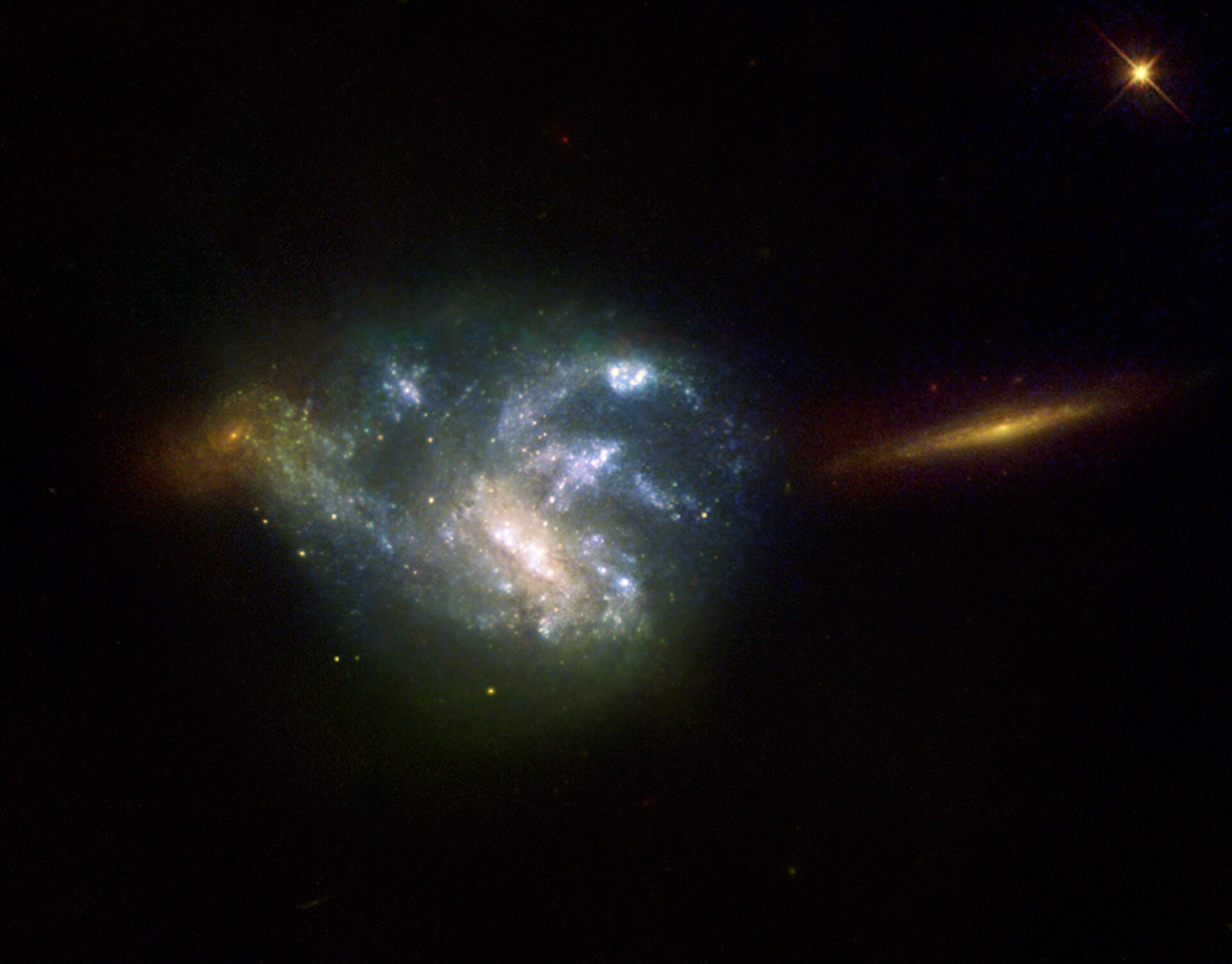 Hyperactive galaxy NGC 7673