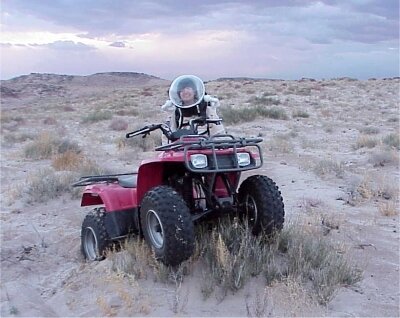 Andrea ATV got stuck in the Martian sand