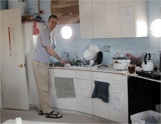 DGO Jan Osburg at work in the kitchen