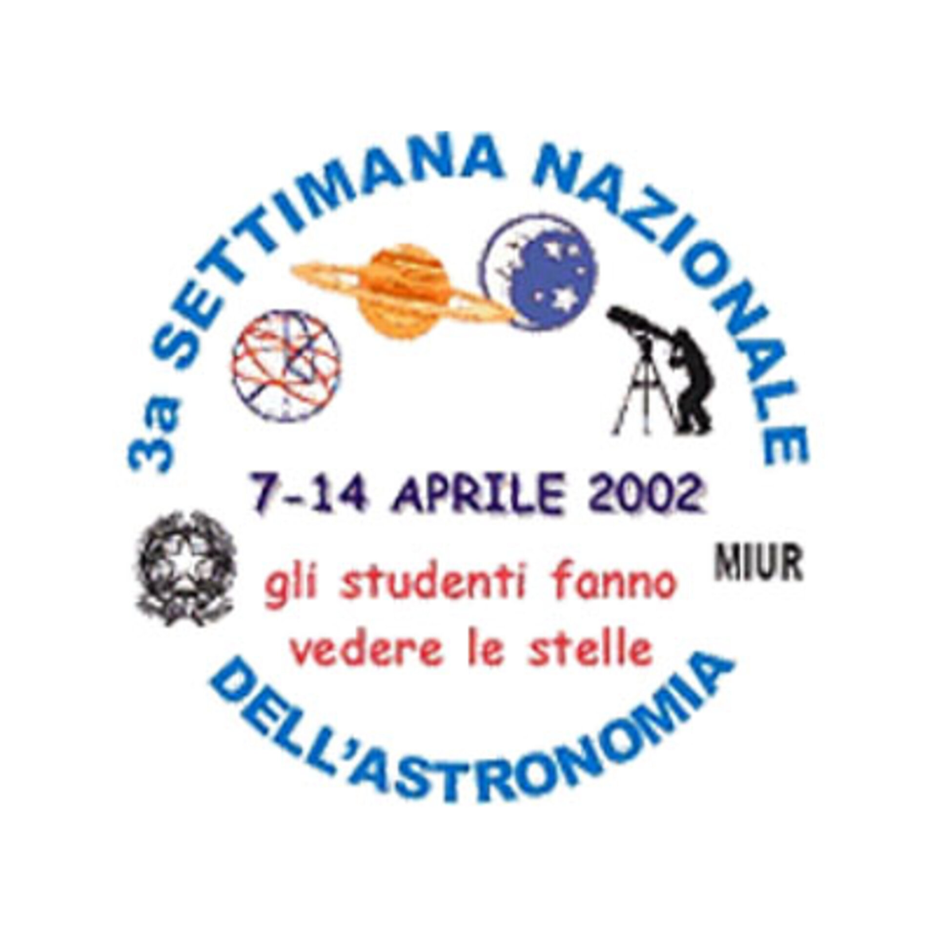 Il logo della III Settimana dell`Astronomia