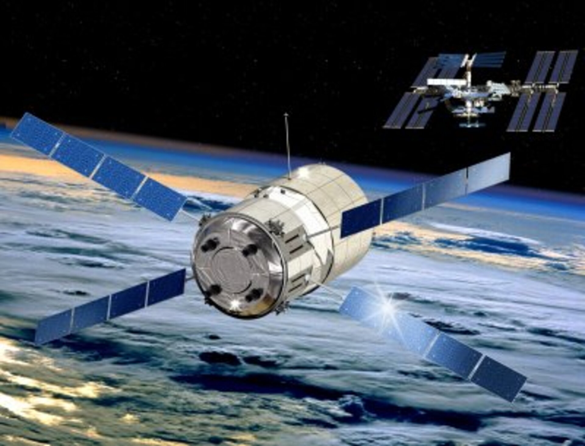 2004: ATV 'Jules Verne' est arrivé à l'ISS
