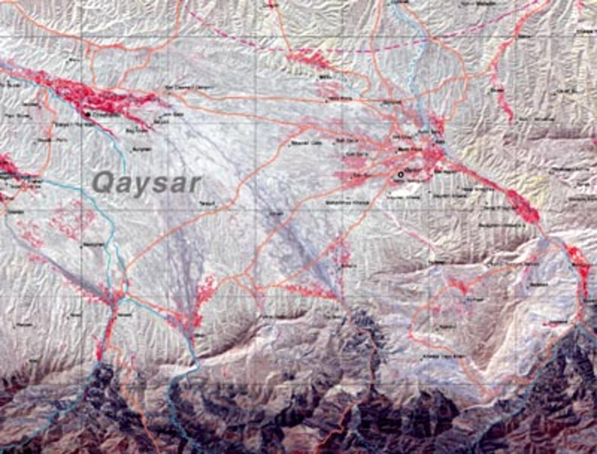 Map of the Almar/Qaysar Districts