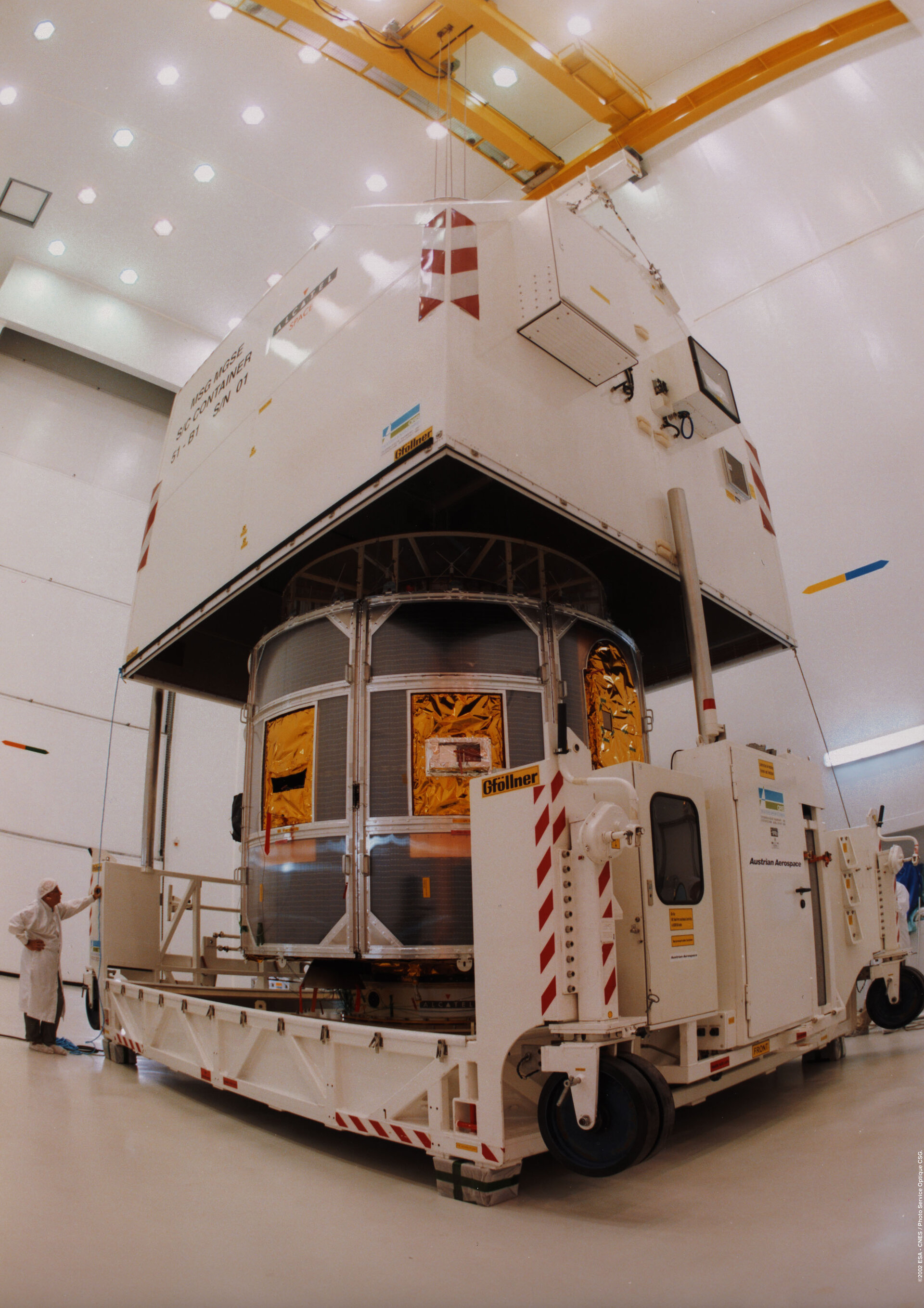 MSG at S1 building at the European spaceport in French Guiana