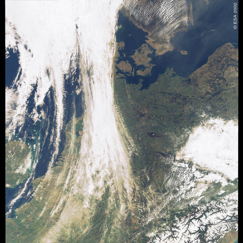 Germany - MERIS - 22 April 2002