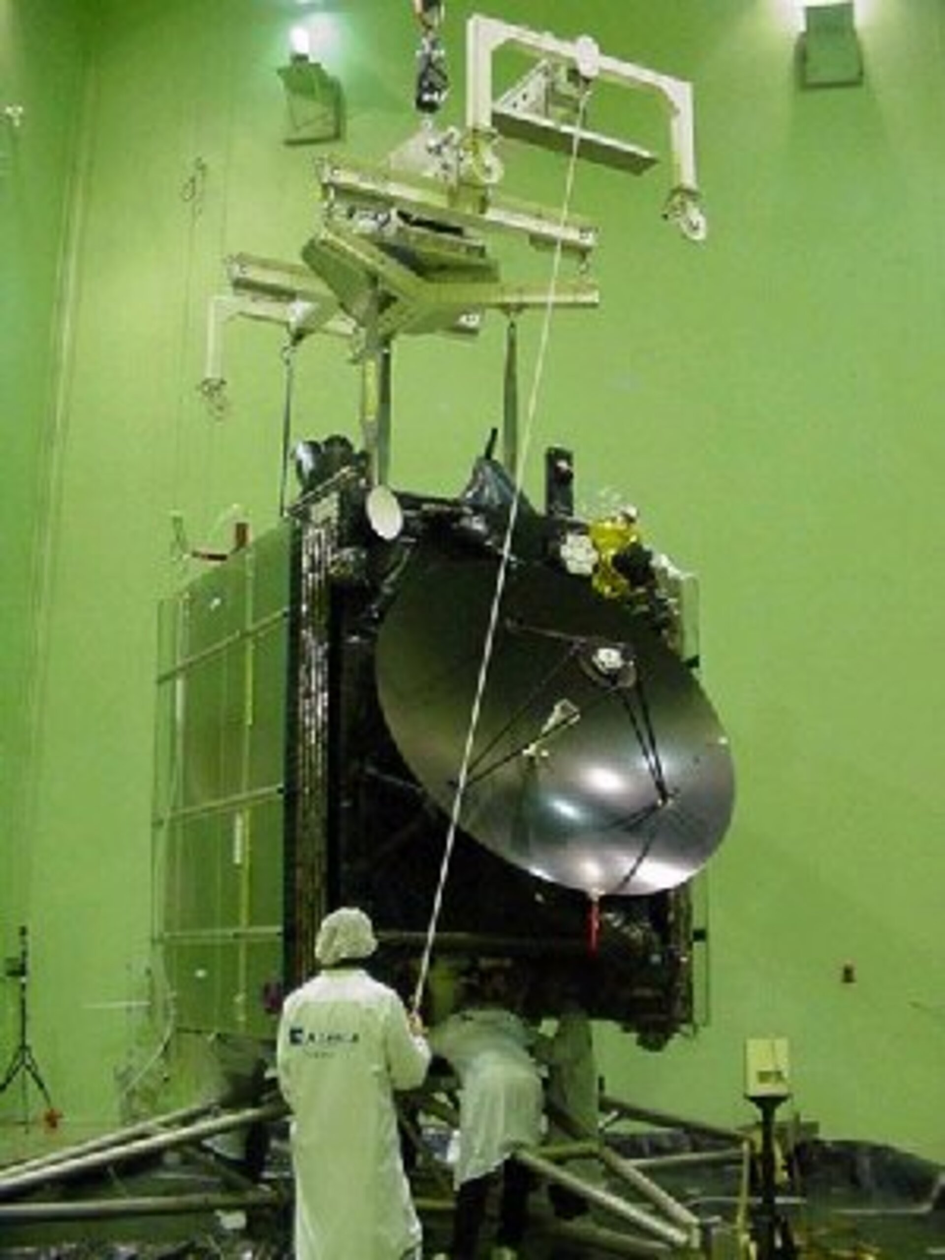 Rosetta vor dem Akustik-Test im Estec