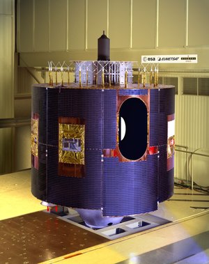 MSG satellite undergoing testing