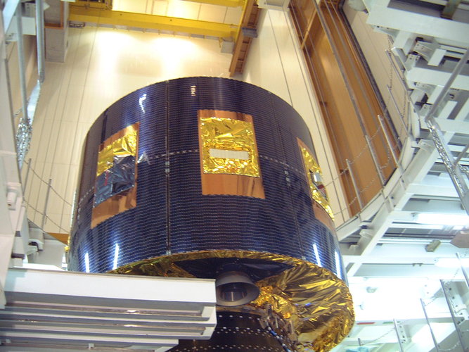 MSG-1 installed on the launcher in the BAF