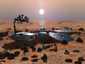 Beagle 2 soll auf dem Mars nach Lebensspuren suchen