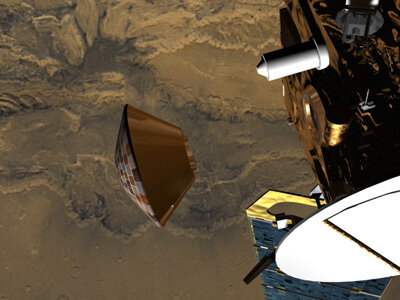 Trennung des Landers Beagle 2 vom Mars Express