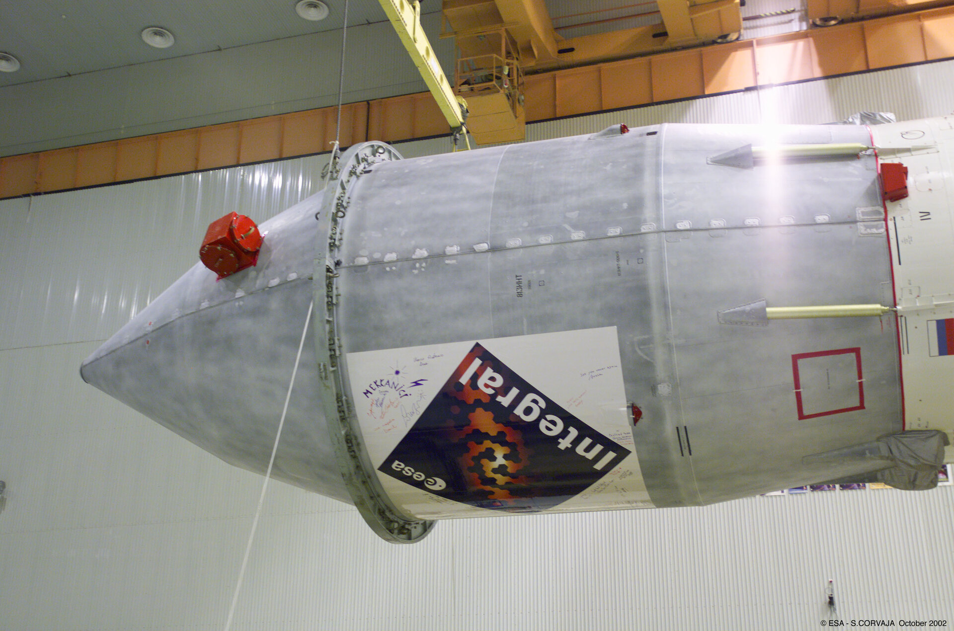 Integral Logo installation on the fairing