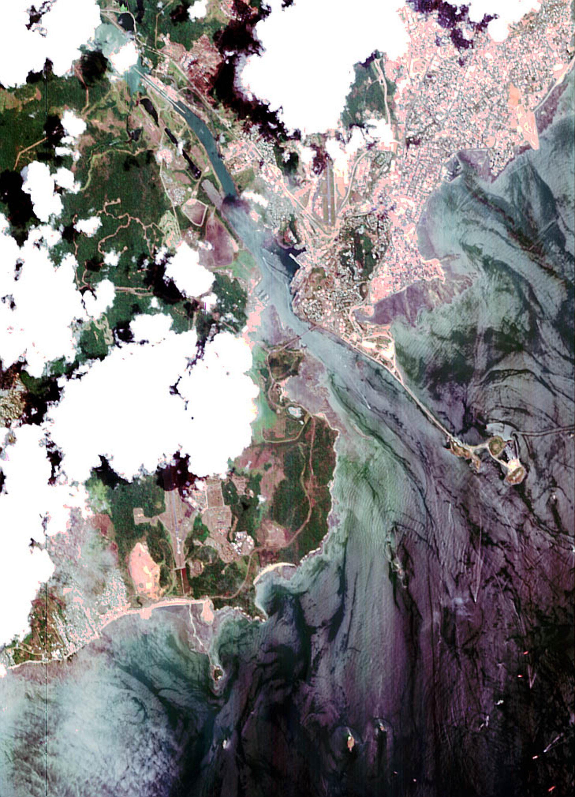 Panama Canal, Panama - CHRIS images - 13 April 2002