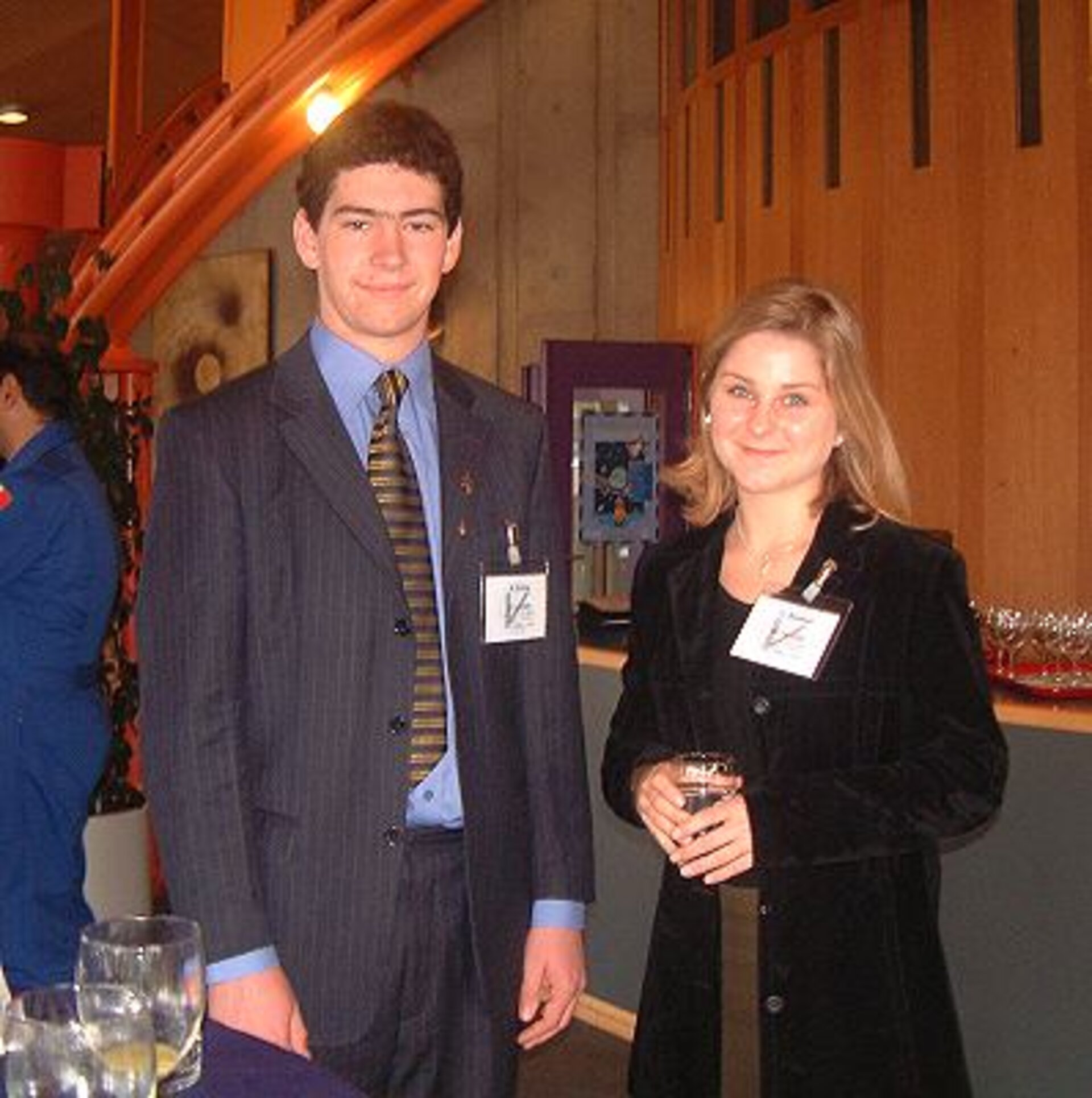 Prizewinners Alastair and Carike