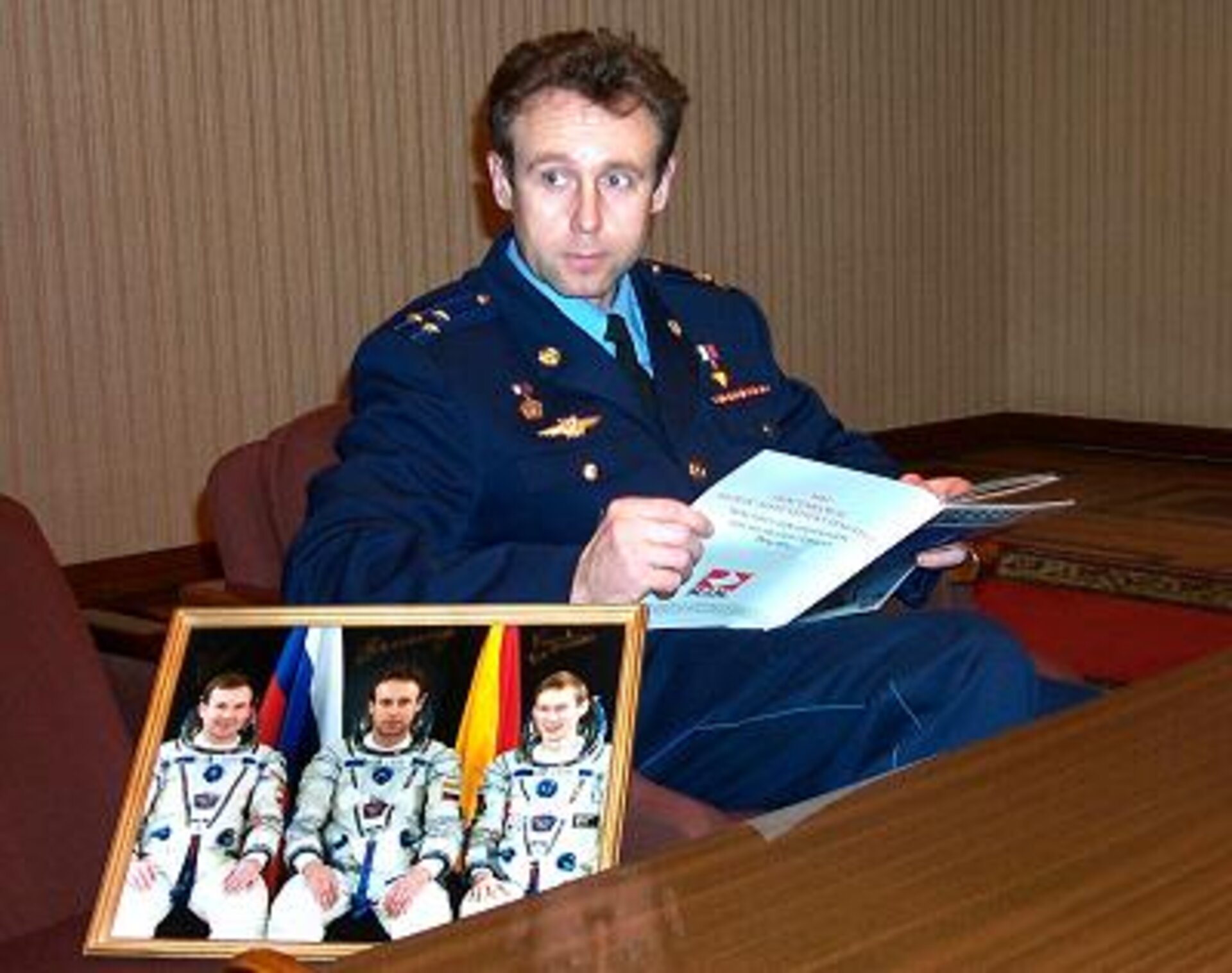 Sergei Zaletin, Commander for the taxi flight
