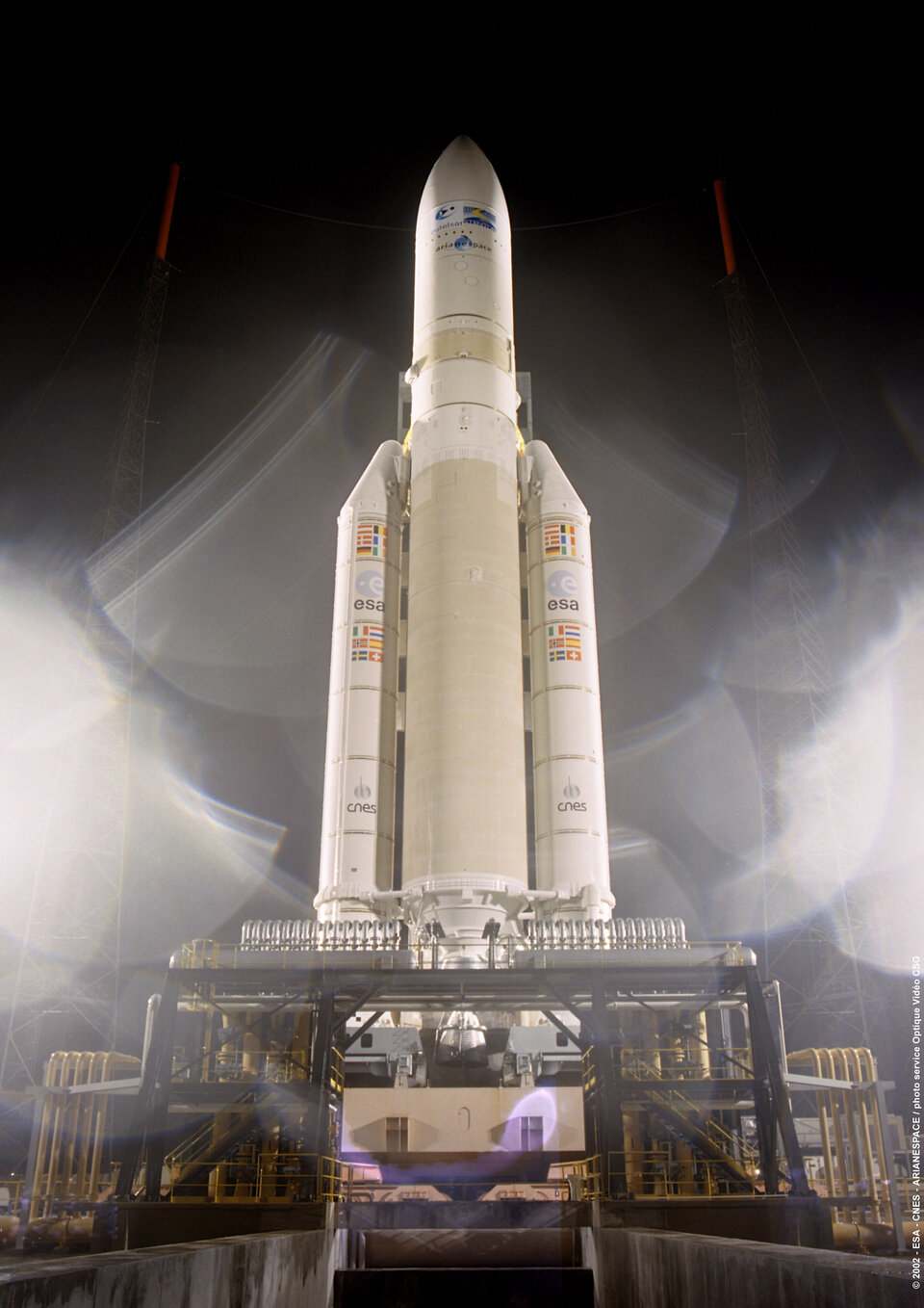 Ariane 5 op het lanceerplatform