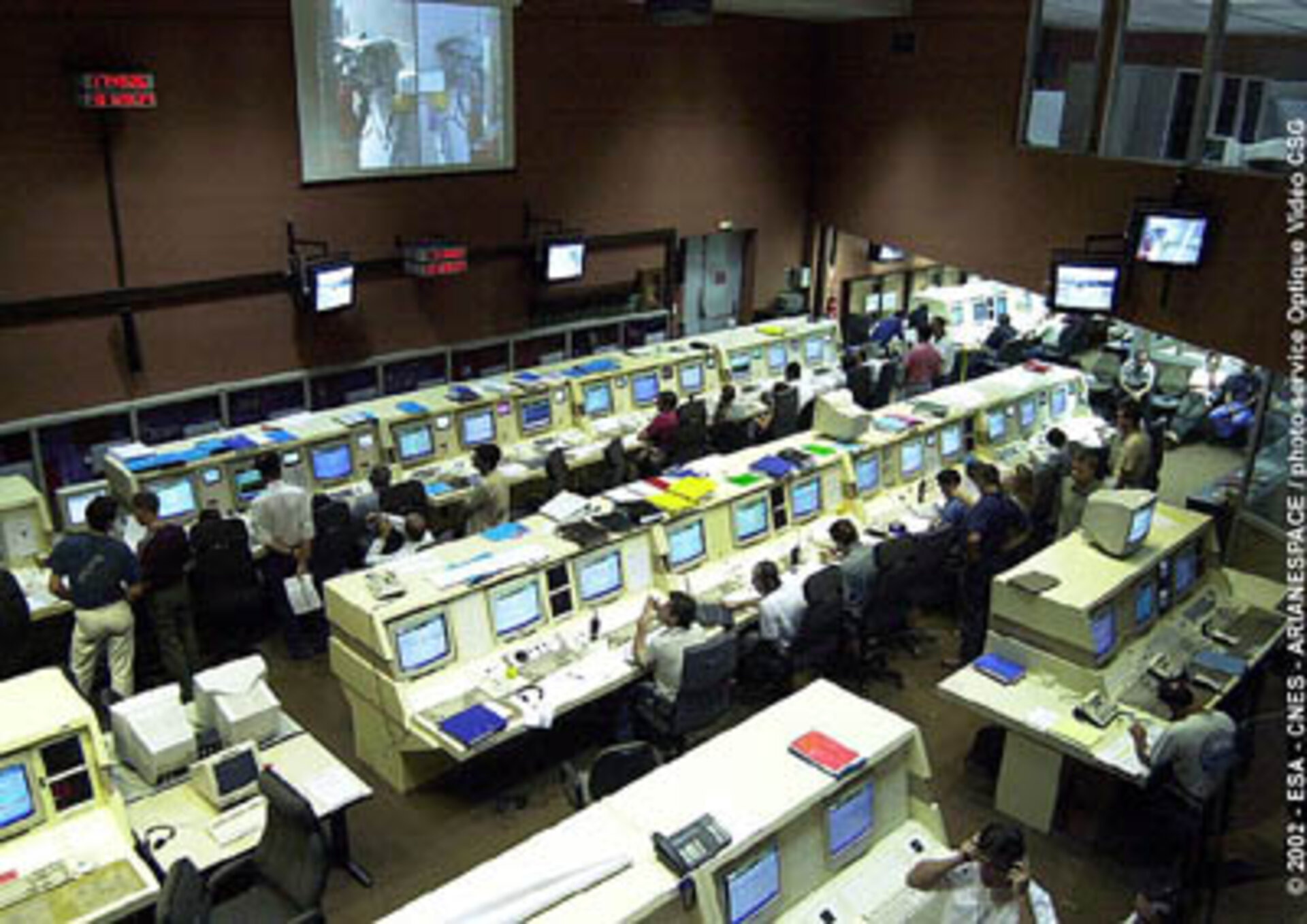 Launch control centre in Kourou