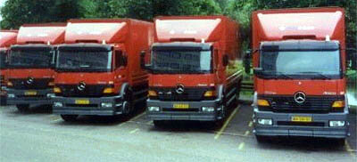 A fleet of vans were used in the trial