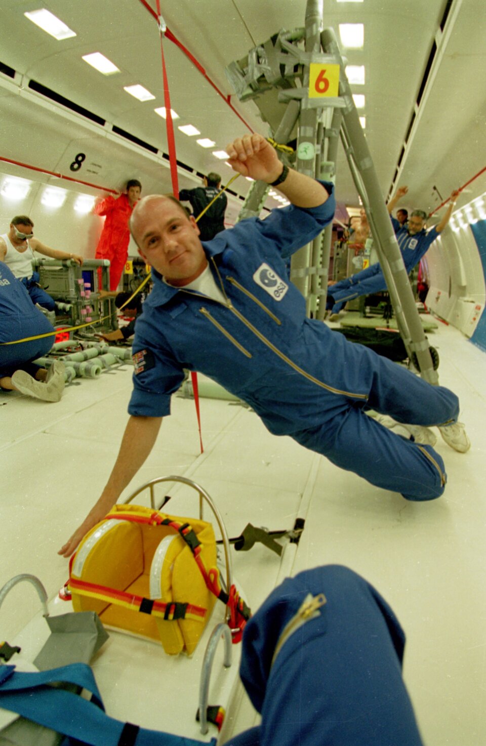 Eräs ihmiskoekaniineista oli astronautti Andre Kuipers.