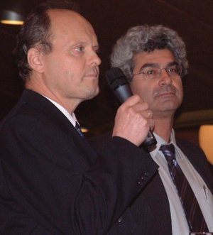 Einar-Arne Herland (Head of Earth Sciences Division) and Amnon Ginati (Head of Earth Observation Future Programmes Department)