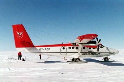 The Twin Otter aircraft