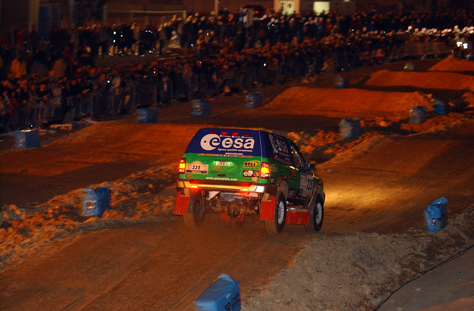 Pescarolo – first day of 2003 Dakar Rally