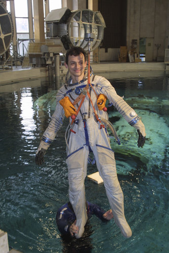 Pedro Duque during training at Star City