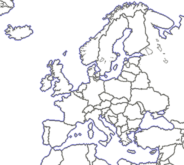 Mapa De Europa Dibujo Imagui