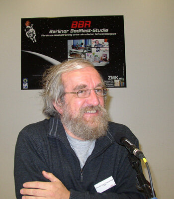 Prof. Dieter Felsenberg, Leiter der Berliner BedRest-Studie
