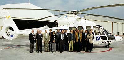 Representatives at the helicopter demonstrations