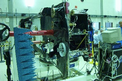 SMART-rumfartøjet under test hos ESA i Holland.