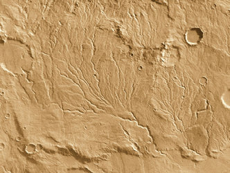 Valley networks suggest that rivers once flowed on Mars