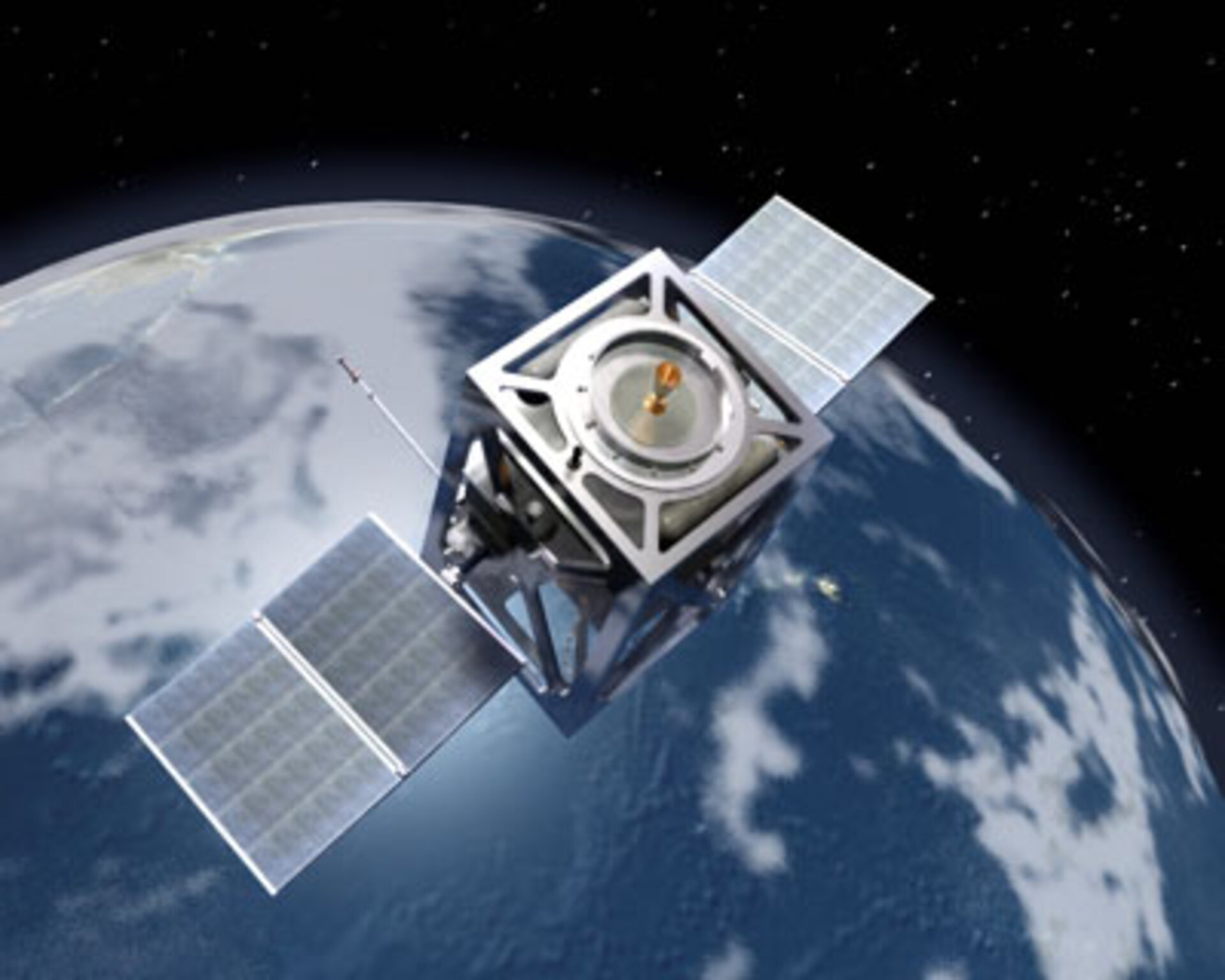 Artist's impression of the ESEO satellite imagined by SSETI students