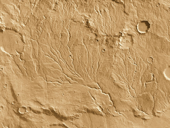 Früher gab es Flüsse auf dem Mars, wie ausgetrocknete Täler heute zeigen