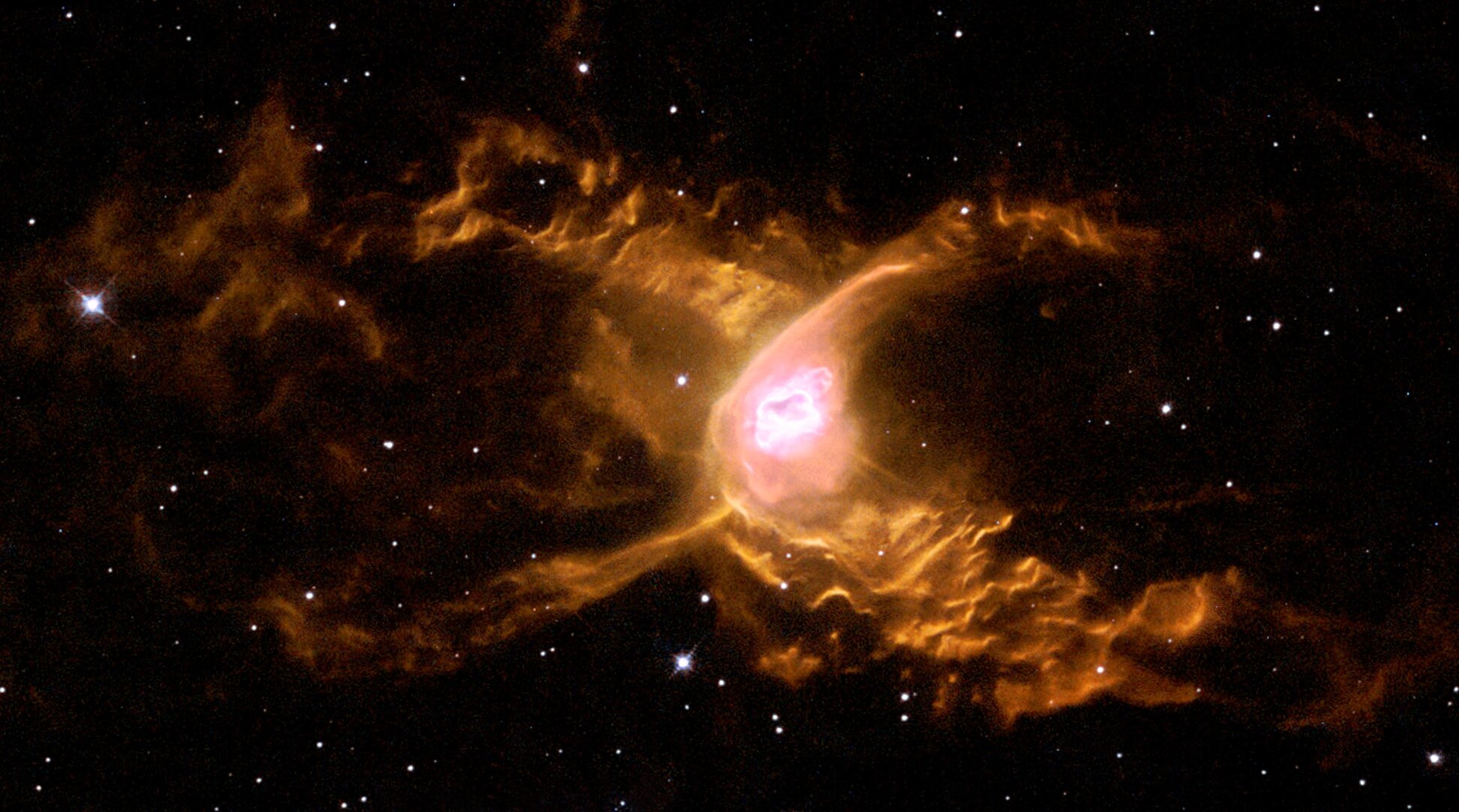 ISO searched for carbonates in the Red Spider Nebula