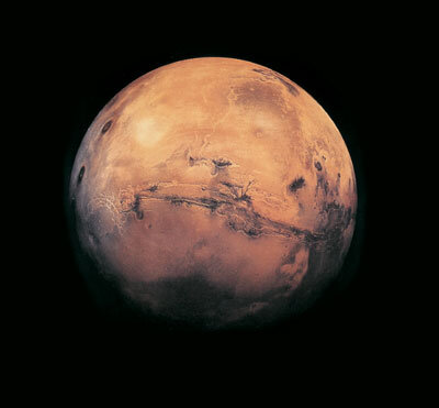 Mars zal 'binnenste buiten' worden gekeerd