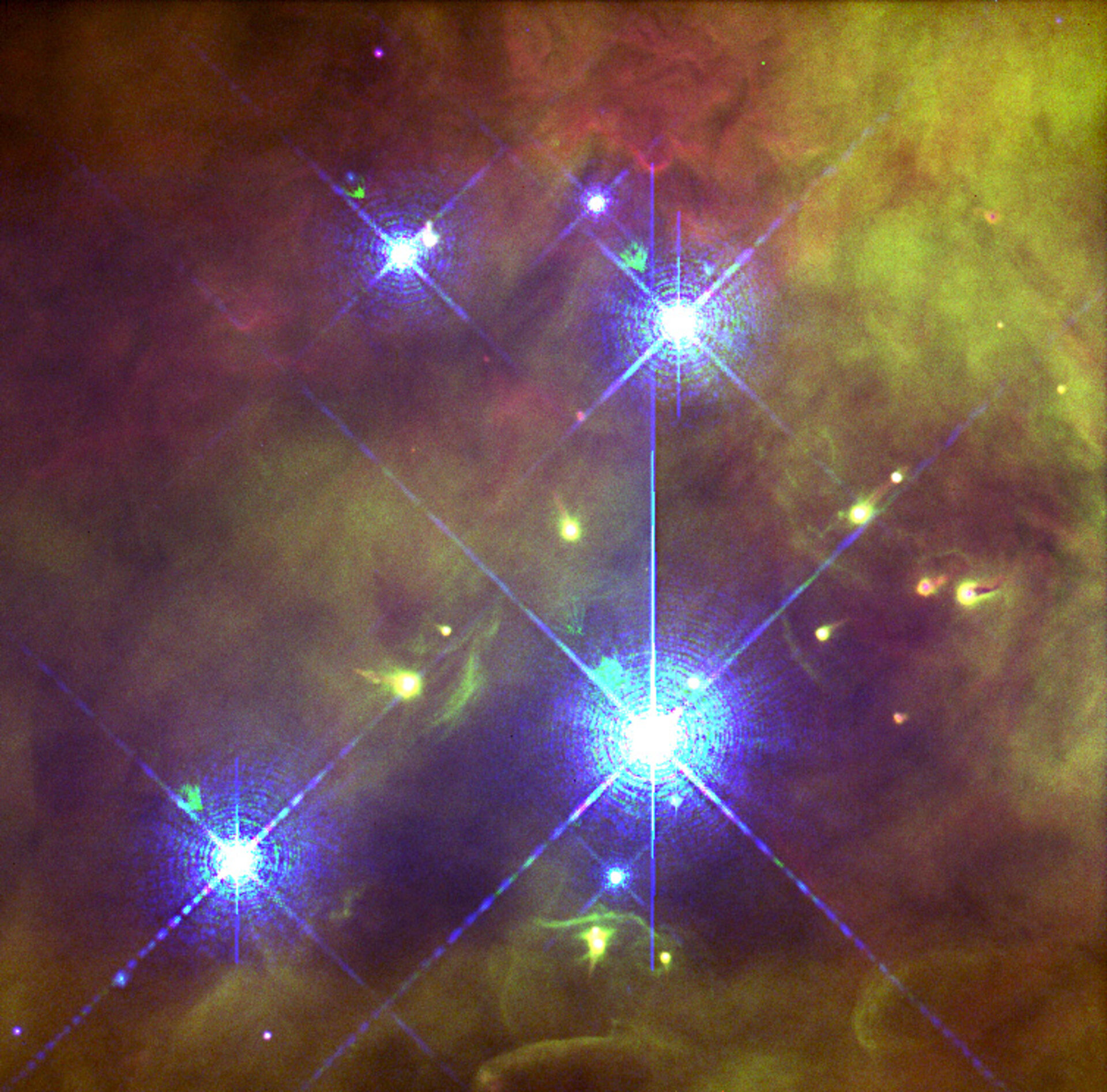 Orion Nebula's Trapezium cluster