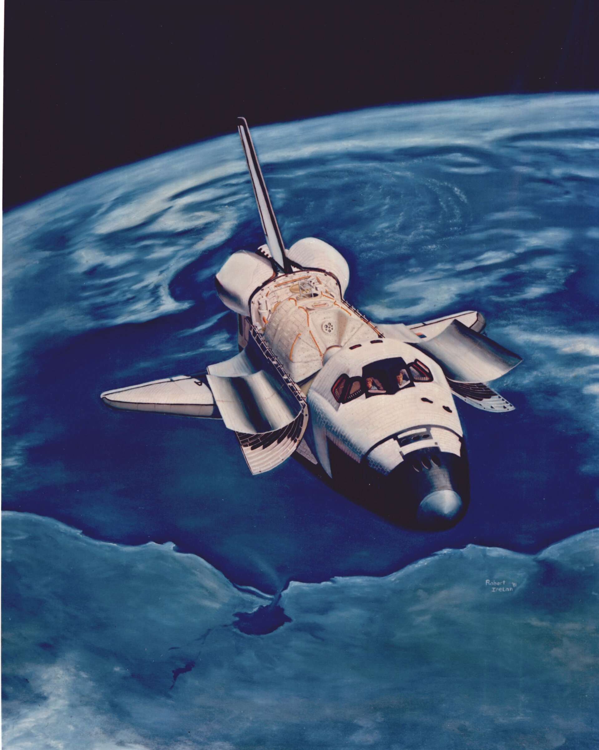 Spacelab in orbit