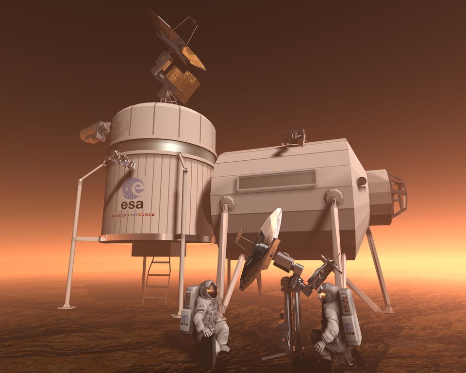 Het ESA-programma Aurora wil de voorwaarden scheppen voor een bemande basis op Mars
