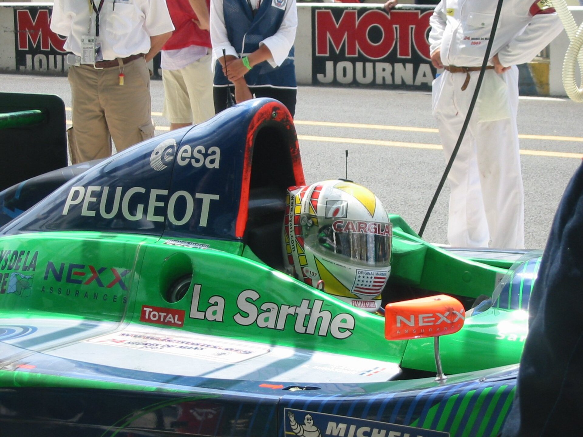 Pescarolo racing car at Le Mans 2003