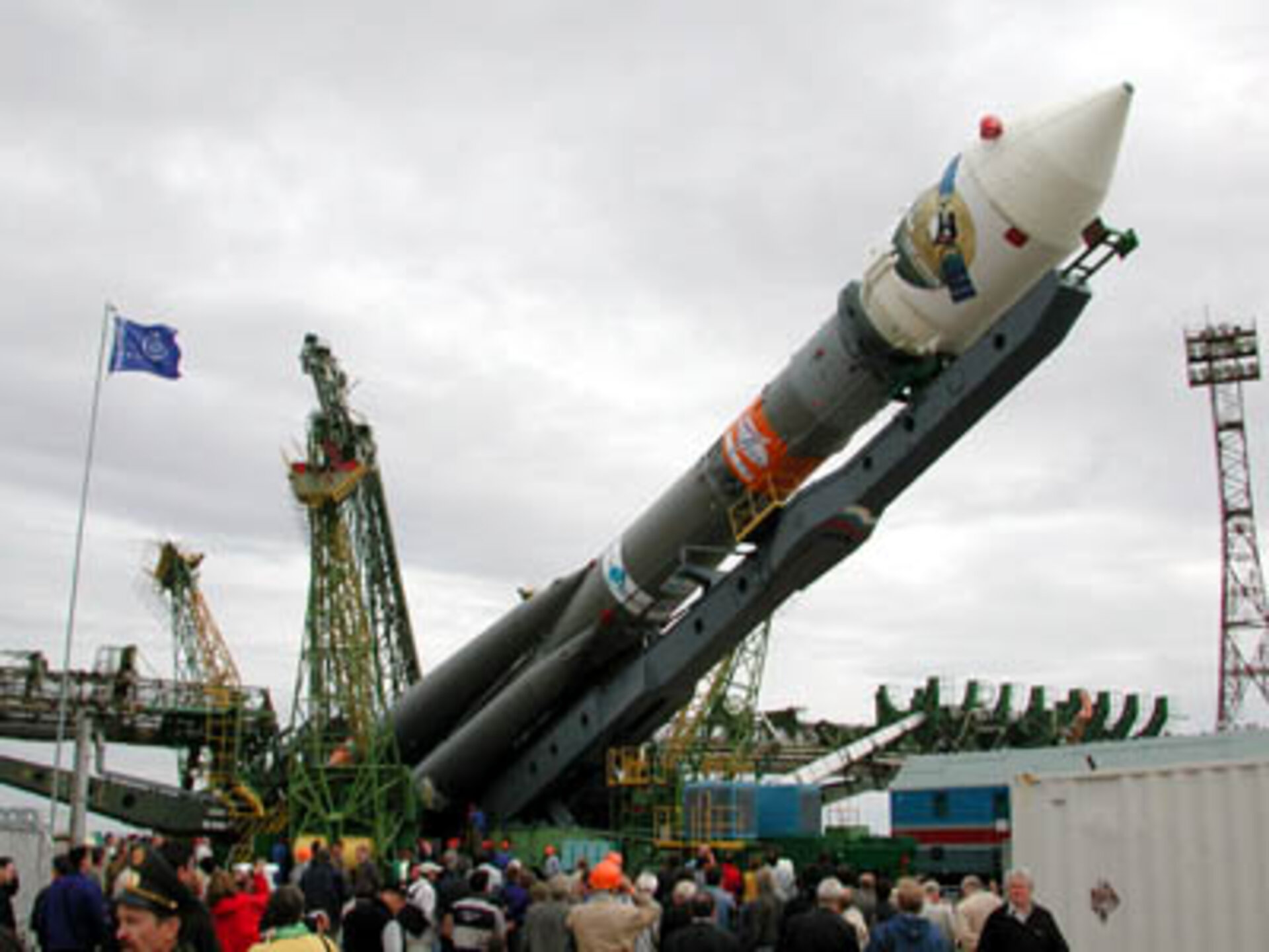 Soyuz/Fregat on the launch pad