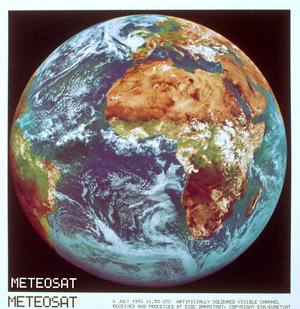 Meteosat-4 Earth image