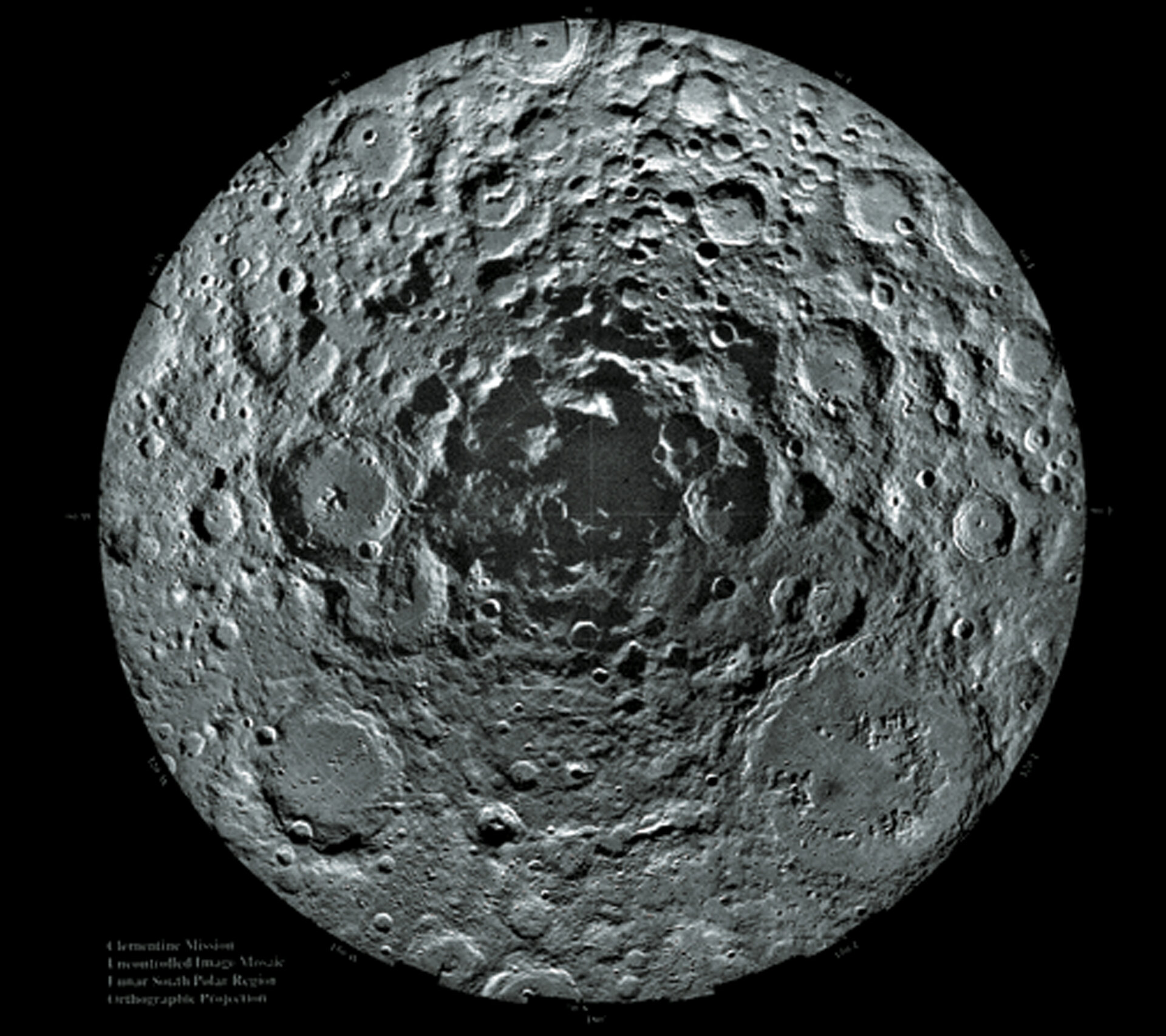 The Moon's south pole