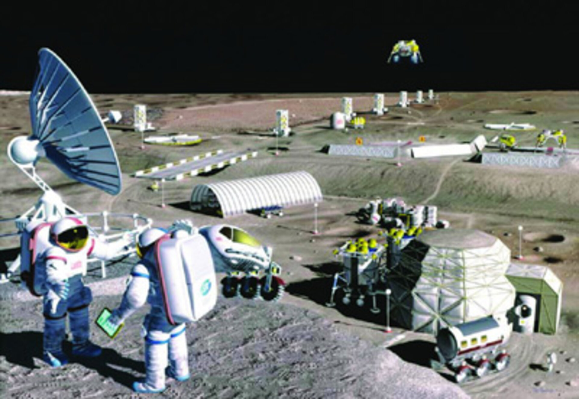 Der Mond als künftige Basisstation für Forscher