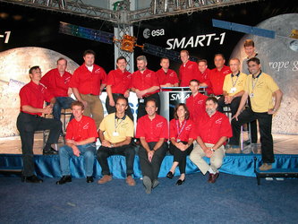 Flight operations team at ESOC